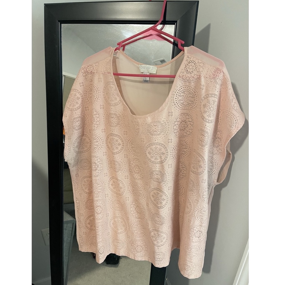 Pink Silk Top/Blouse